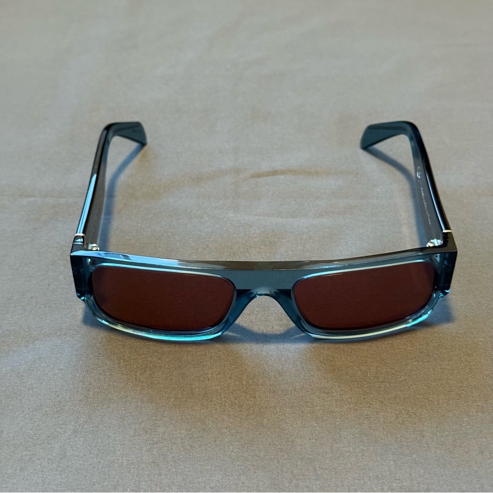 RetroSuperFuture Rectangle Shield Sunglasses Blue